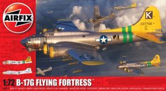 1/72 B-17G Flying Fortress американский бомбардировщик (Airfix A08017B), сборная модель