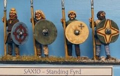 Gripping Beast Miniatures - Standing Fyrd (4) - GRB-SAX10