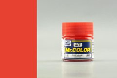 Mr. Color C047 Clear Red Красный прозрачный глянцевый, нитро 10 мл