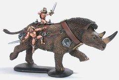 Mirliton Miniatures - Миниатюра 25-28 mm Fantasy - Barbarian War Rhino - MRLT-BA033