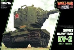 Танк КВ-2, сборка без клея, Meng World War Toons WWT-004