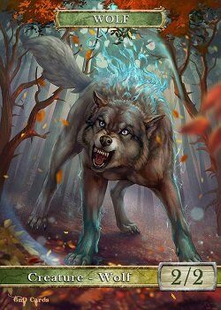 Wolf #1 Token Magic: the Gathering (Токен) GnD Cards