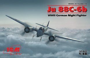 1/48 Junkers Ju-88С-6b німецький нічний винищувач (ICM 48239), збірна модель