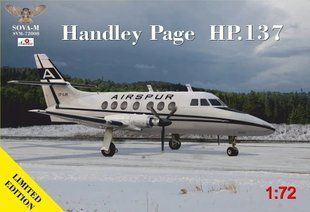 1/72 Пасажирський літак Handley Page HP.137 "Airspur" (Sova-M 72008), збірна модель