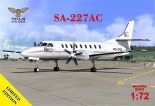1/72 SA-227AC Metro III "BinAir" пасажирський літак (Sova-M 72070), збірна модель