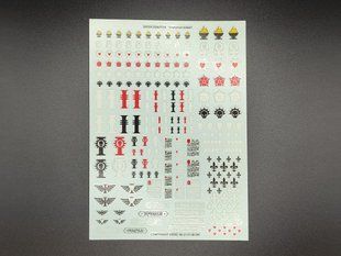 Witch Hunters Transfer Sheet, декали для миниатюр Warhammer 40000 (Games Workshop)