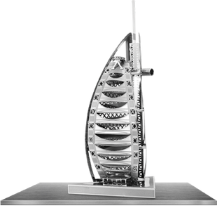iconx - Burj Al Arab, сборная металлическая модель