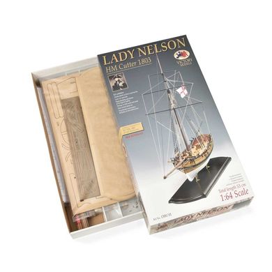 1/64 Куттер Lady Nelson (Victory Models 1300/01), збірна дерев'яна модель