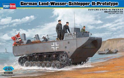 1/35 Land-Wasser-Schlepper II-Prototype германский транспортер-амфибия (HobbyBoss 82461) сборная модель