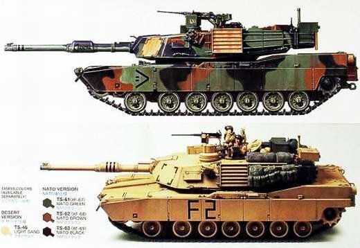 1/35 Танк M1A2 Abrams "Operation Iraqi Freedom" з фігурками екіпажу (Tamiya 35269), збірна модель
