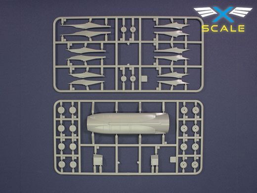 1/144 Boeing 707-124 "Continental Airlines" пасажирський літак (X-Scale 144008), збірна модель