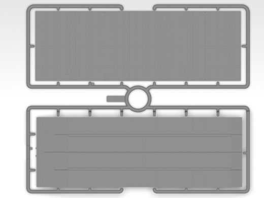 1/35 Универсальный военный контейнер и aэродромное покрытие СШA M8A1 (ICM 53201), сборная модель