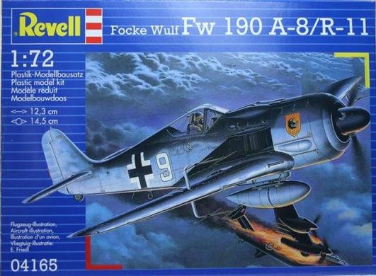 1/72 Focke-Wulf FW-190A-8/R-11 германский самолет (Revell 04165) сборная модель