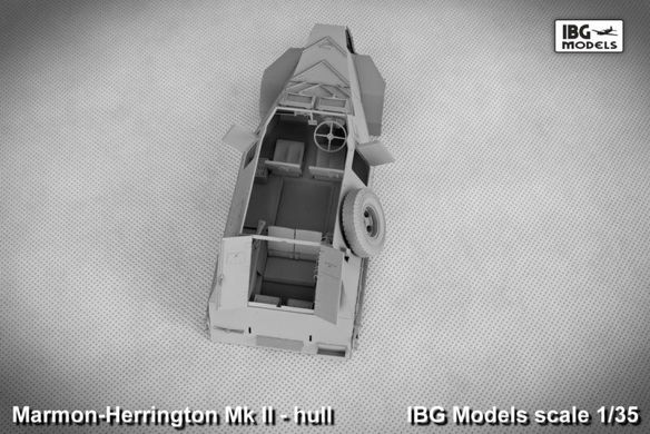 1/35 Panzerspahwagen Marmon-Herrington (e) бронеавтомобиль (IBG Models 35024) ИНТЕРЬЕРНАЯ модель