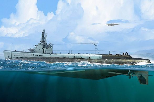 1/350 Підводний човен USS Gato SS-212 зразка 1944 року (Hobbyboss 83524), збірна модель