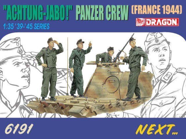 Kit Maquette Dragon 1:35 Panzer Crew Achtung Jabo DR6191 - Neuf