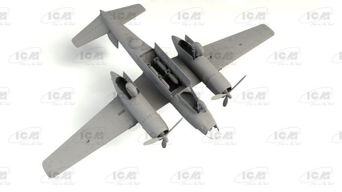 1/48 A-26С-15 Invader американський бомбардувальник Другої світової (ICM 48283), збірна модель