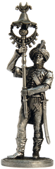 54 мм Музыкант-бунчуконосец полкового оркестра. Франция, 1804-12 гг., оловянная миниатюра (EK Castings NAP-25)