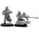Death Korps of Krieg Grenadier Heavy Stubber and Meltagun, сборные смоляные миниатюры (Forge World)