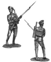 54 мм Рядовой лейб-гвардии пехотного полка, Россия, 1914 год, оловянная миниатюра (Солдатики Публия PTS-5271)