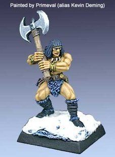 Mirliton Miniatures - Миниатюра 25-28 mm Fantasy - Barbarian Hero - MRLT-BA034