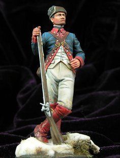 54 мм Black Irishman, 2nd Pennsylvania Regiment c.1778-1779