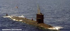 1:350 Sturgeon (long hull) американская атомная подводная лодка