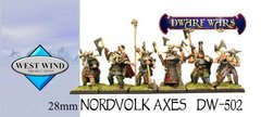 Dwarf Wars - Command – Nordvolk Axe Regiment - West Wind Miniatures WWP-DW-502-C