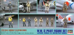 1:48 Пилоты Второй мировой войны: США, Япония, Великобритания, Германия (18 фигур)