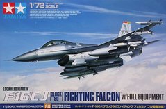 1/72 Lockheed Martin F-16CJ [Block 50] Fighting Falcon with Full Equipment (Tamiya 60788), сборная модель