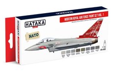 Набор красок Modern Royal Air Force №1, 8 шт (Red Line) Hataka AS-52