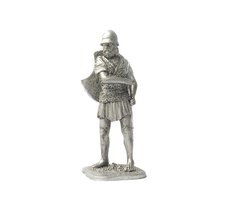 54 мм Греческий пельтаст, 5-4 век до н.э.​, оловянная миниатюра (EK Castings A-284)