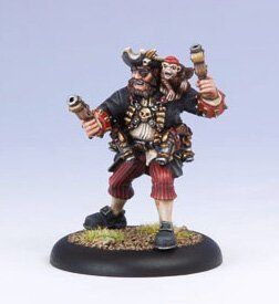 Warmachine Mercenary Privateer Mr. Walls Sea Dogs Unit Attachment (Blister pack) - Privateer Press Miniatures PRIV-PIP 41044