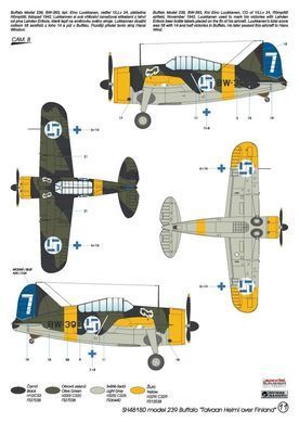 1/48 Model 239 Buffalo "Taivaan Helmi over Finland" фінських ВПС (Special Hobby SH-48180), збірна модель