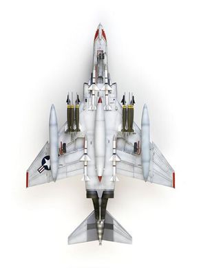 1/48 McDonnell Douglas F-4B Phantom II эскадрильи "VF-111 Sundowners" (Academy 12232), сборная модель