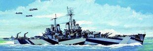 1/700 Крейсер USS Baltimore CA-68 1944 года (Trumpeter 05725) сборная модель