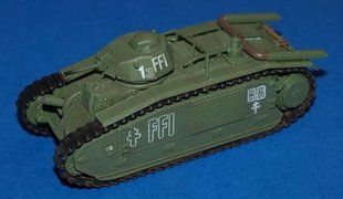 1/72 Char B1 August 1944, Paris, German Flammpanzerwerfer, готовая модель (EasyModel 36157)