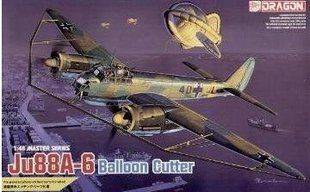 Junkers Ju-88A-6 с ножом для аэростатов 1:48