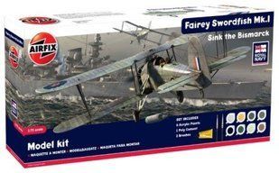 1/72 Swordfish + клей + краска + кисточка (Airfix 50133) сборная модель