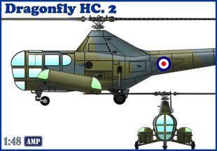 1/48&nbsp;Dragonfly HC.2 (Sikorsky WS-51) британський пошуково-рятувальний гелікоптер (AMP 48003), збірна модель