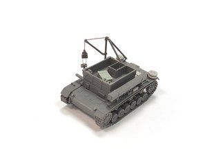 1/72 Німецька БРЕМ Bergepanzerwagen III Ausf.J, зібрана модель, нефарбована