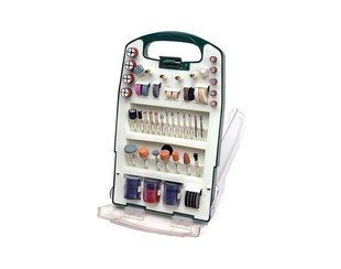 Комплект насадок для электро бормашины, 137 штук (Artesania Latina 27081 Set with 137 Accesories for Wireless Electric Drill)