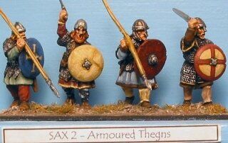 Gripping Beast Miniatures - Armoured Thegns (4) - GRB-SAX2