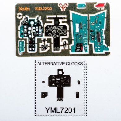1/72 Приборная панель для МиГ-21ПФМ зеленая (Yahu Models YML7201), металл
