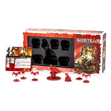 Настольная игра "Godtear. Maxen, the Artificer and Gearhawks. Expansion" - дополнение с 6 миниатюрами