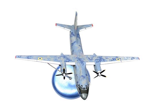 1/72 Транспортный самолет Антонов Ан-26 Вооруженных Сил Украины, готовая модель авторской работы