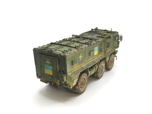 1/72 Трофейний український бронеатомобіль КамАЗ-63968 "Тайфун-К", готова модель авторської роботи