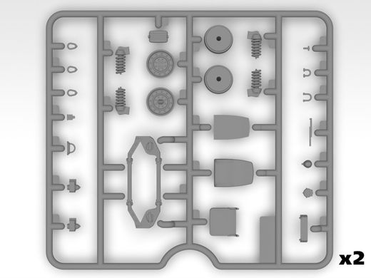 1/35 Військовий автомобіль Humvee M1097A2 (ICM 35436), збірна модель