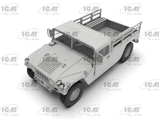 1/35 Військовий автомобіль Humvee M1097A2 (ICM 35436), збірна модель