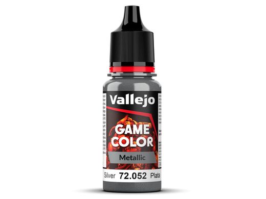Metallic Silver, серія Vallejo Game Color, акрилова фарба, 18 мл